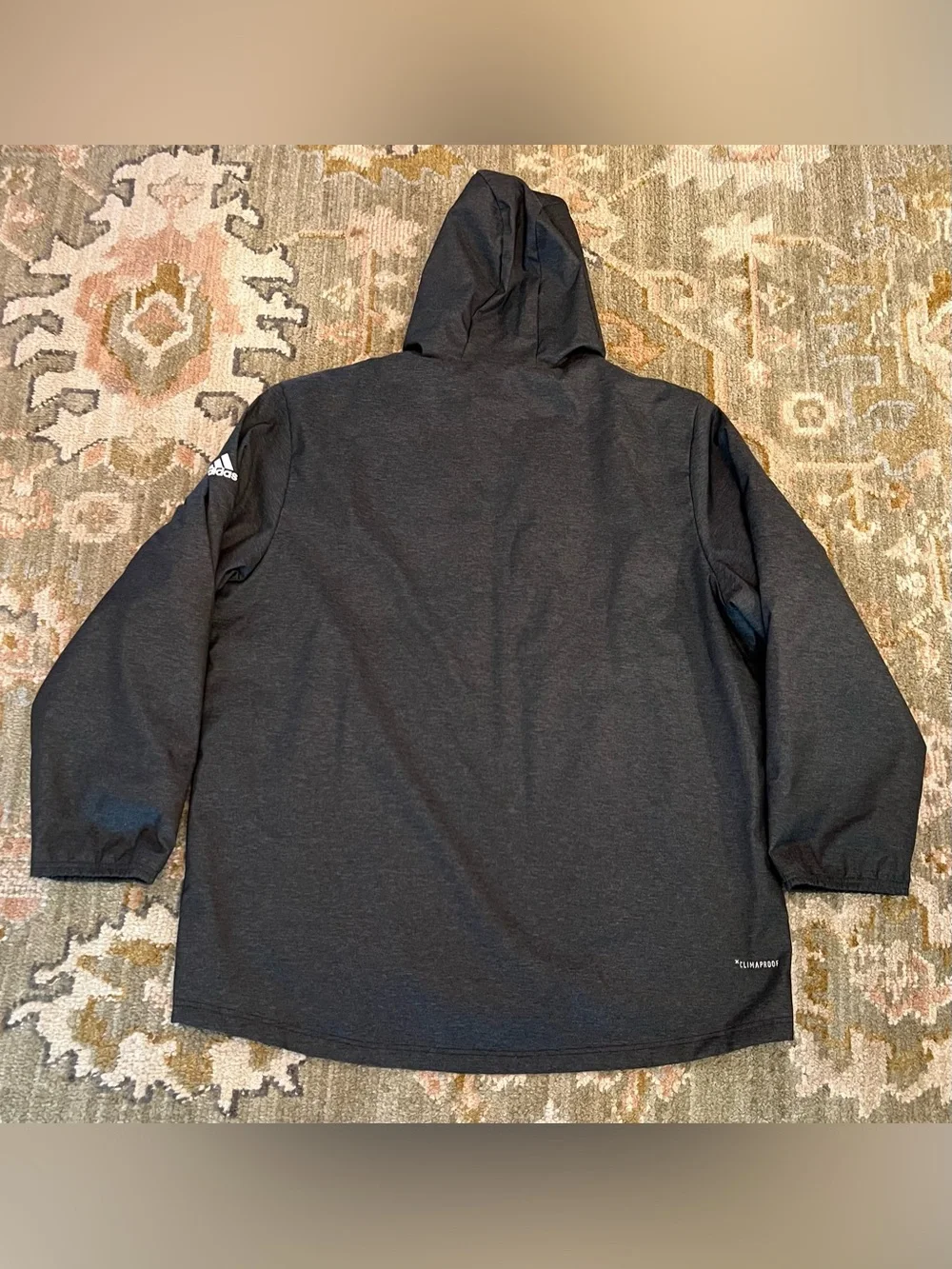 Emporia State Hornets Adidas Climaproof Full Zip Jacket Men’s Size XL Color Grey